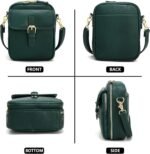 Small Crossbody Bags for Women Vegan Leather Messenger Purses, Vintage Wallet Anti Theft Shoulder Handbags with Card Slots - Image 7