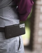 Encased DuraClip Designed for Samsung Galaxy S21 Plus Belt Clip Case (2021) Slim Phone Cover with Holster - Black - Image 8