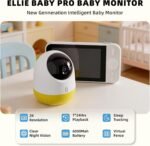 Ellie Pro Baby Monitor with Camera and Audio,5'' IPS 2K UHD Resolution,6000mAh Battery, Remote Pan-Tilt-5X Zoom, 2-Way Talk,No WiFi, Night Vision, Virtual Fence 24hr Play Back and 1000ft Range - Image 3
