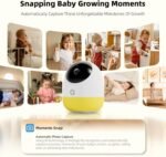 Ellie Pro Baby Monitor with Camera and Audio,5'' IPS 2K UHD Resolution,6000mAh Battery, Remote Pan-Tilt-5X Zoom, 2-Way Talk,No WiFi, Night Vision, Virtual Fence 24hr Play Back and 1000ft Range - Image 7