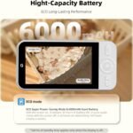 Ellie Pro Baby Monitor with Camera and Audio,5'' IPS 2K UHD Resolution,6000mAh Battery, Remote Pan-Tilt-5X Zoom, 2-Way Talk,No WiFi, Night Vision, Virtual Fence 24hr Play Back and 1000ft Range - Image 8