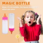 Baby Doll Accessories Set – 7 Pcs Feeding and Caring Set with Magic Disappearing Bottles, Pacifier, Diapers and Bibs Doll Pretend Play Gift for Kids - Image 4