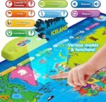 BEST LEARNING i-Poster My World – Interactive Talking World Map for Kids Ages 5-12 to Learn Countries, Flags, and Fun Facts About Our Planet - Image 4