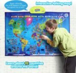 BEST LEARNING i-Poster My World – Interactive Talking World Map for Kids Ages 5-12 to Learn Countries, Flags, and Fun Facts About Our Planet - Image 5