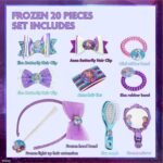 Disney Frozen 2 Hair Accessories Set Includes Scrunchies, Hair Bows, Hair Clips, Comb, Mirror, for Kids Girls Parties, Birthdays Gifts, Stocking Stuffers by Townley Girl - Image 3