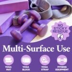 Durabasics Yoga Mat Cleaner Spray – Lavender Scent – 2 Pack (4 oz Each) with Microfiber Towel – Mat Spray Cleaner for Sweat & Odor – Quick-Dry, No Rinse Formula for Gear & Gym Equipment - Image 4