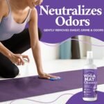 Durabasics Yoga Mat Cleaner Spray – Lavender Scent – 2 Pack (4 oz Each) with Microfiber Towel – Mat Spray Cleaner for Sweat & Odor – Quick-Dry, No Rinse Formula for Gear & Gym Equipment - Image 5