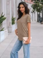 AUTOMET Women's Short Sleeve Shirts Dressy Lace Summer Tops 2026 Spring Trendy Casual T-Shirts Cute Work Outfits Blouses - Image 4