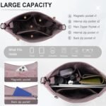 Crossbody Bags for Women Trendy, Vegan Leather Medium Butterfly Hobo Purse, Women's Shoulder Handbags - Image 4