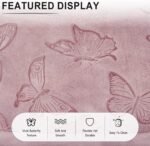 Crossbody Bags for Women Trendy, Vegan Leather Medium Butterfly Hobo Purse, Women's Shoulder Handbags - Image 7