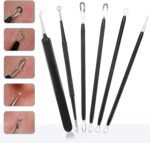 Blackhead Remover Pimple Popper Tool Kit - (6 Piece Kit) - Professional Stainless Pimples Comedone Extractor Removal Tool - Image 3