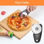 Pisol Kitchen Unique Gadgets Set 6 Pieces, Space Saving, Cheese Grater, Bottle Opener, Fruit Vegetable Peeler, Pizza Cutter, Garlic Ginger Grinder, Herb Stripper Gift Set - Image 4