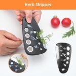 Pisol Kitchen Unique Gadgets Set 6 Pieces, Space Saving, Cheese Grater, Bottle Opener, Fruit Vegetable Peeler, Pizza Cutter, Garlic Ginger Grinder, Herb Stripper Gift Set - Image 6