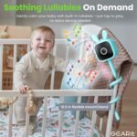 GEARit Baby Monitor with Camera & Audio 2K Video with Motion & Crying Detection, 2 Way Audio Easy WiFi Setup, Remote Monitoring - Easy to Set Crib Monitor with Adjustable Stand - Image 7