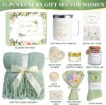 11 PCS Birthday Gifts for Women, Get Well Soon Gifts Baskets for Women Self Care Gifts, Spa Care Package After Surgery Thinking of You Sympathy Gift,Gift for Sick Friends Mom w/Blanket - Image 3