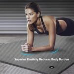 LFS Yoga Mat 72.8" x 31.5" x 2/5 inch Thick With Strap and Bag, Extra Wide Workout Mat for Women and Men, Non Slip Exercise Mat for Home Outdoor Yoga, Pilates, Stretching, Floor & Fitness Workouts - Image 8