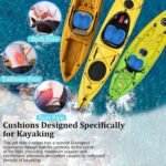 NEW-Vi Anti-Slip Kayak Seat Cushion - Waterproof Thicken Gel Boat Kayak Canoe Rowing Stadium Pad for Sit in Kayak Chair Kayak Accessories Equipment Gear for Fishing Kayak - Image 6