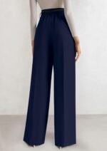 PRETTYGARDEN Womens Wide Leg Dress Pants 2026 Business Casual Flowy Work Palazzo Pants High Waisted Slacks Trousers - Image 5