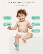 Babytone Baby Sock Monitor with Base Station- Baby Sleep Monitor, Tracking Heart Rate and Movement with Sleep Patterns, Baby Foot Monitor with APP and Bluetooth, for 0-36 Months Infant - Image 3