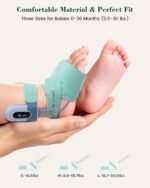 Babytone Baby Sock Monitor with Base Station- Baby Sleep Monitor, Tracking Heart Rate and Movement with Sleep Patterns, Baby Foot Monitor with APP and Bluetooth, for 0-36 Months Infant - Image 5