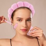 Chanaco Spa Headband and Wristbands for Women Gua Sha & Jade Roller Facial Tools Skincare Headband for Washing Face Makeup Fash Wash Hairband Teen Girl Trendy Stuff - Image 4