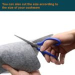 BYKITCHEN Bakeware Protectors, Set of 9, 3 Different Sizes, Premium Polyester, Non-Slip, Eco-Friendly, Grey, Square & Rectangular, Cookware Protectors - Image 4