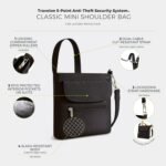 Travelon Anti-Theft Classic Mini Shoulder Bag - Image 4