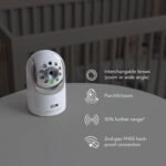 Infant Optics DXR-8 PRO Video Baby Monitor, 720P HD Resolution 5" Display, Patented A.N.R. (Active Noise Reduction), No WiFi, Pan Tilt Zoom, and Interchangeable Lenses - Image 4