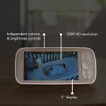 Infant Optics DXR-8 PRO Video Baby Monitor, 720P HD Resolution 5" Display, Patented A.N.R. (Active Noise Reduction), No WiFi, Pan Tilt Zoom, and Interchangeable Lenses - Image 5