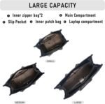 Tote Bag for Women Top Handle Satchel Purse and Handbags with Shoulder Strap - Image 6