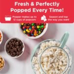 Ecolution Patented Micro-Pop Microwave Popcorn Popper with Temperature Safe Glass, 3-in-1 Lid Measures Kernels and Melts Butter, Made Without BPA, Dishwasher Safe, 3-Quart, Aqua - Image 5