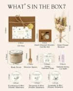 Spa Gifts for Women - Valentines Day Gifts for Her, Natural Themed Self Care Kit, Birthday Anniversary Care Package Ideas for Wife Girlfriend Mom from Daughter Husband Friend, 8PCS Items - Image 3