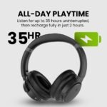 Avantree Ensemble - Wireless Headphones for TV Watching for Seniors, Easy Setup & Charging Dock, 35H Play Time, Comfortable, Works with Optical, AUX & Bluetooth TVs - Image 4
