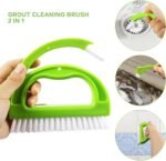 8 Pack Grout Cleaner Brush, Hand-held Groove Gap Cleaning Tools Tile Joint Scrub Brush to Deep Clean, Household Cleaning Brushes for Window Door Track, Stove Tops, Shower, Kitchen, Seams, Floor Lines - Image 3