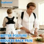 Posture Corrector for Women Men, Copper Upper Back Brace, Back Straightener Support Correcting Hunchback and Bad Posture, Back Pain Relief for Neck, Shoulder, Clavicle, Black, S/M - Image 5