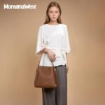 Montana West Medium Hobo Purse for Women Bucket Shoulder Bag with Crossbody Strap - Image 4