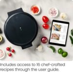 Chefman Everything Maker & Pizza Oven – 1440W Countertop Electric Pizza Maker with 12” Nonstick Cooking Plates, Plus Makes Quesadillas, Omelettes and More, with Indicator Lights and Vertical Storage - Image 5