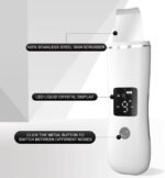 Face Scrubber Skin Spatula - Blackhead Remover with 4 Modes, Pore Extractor Face Spatula Deep Cleansing for Facial Skincare Women Gift - Image 4