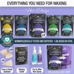 Tress Wellness Wax Beads - Safe for Skin - Dermatologically Tested - At-Home Kit for Bikini, Brazilian & Full Body - Variety 1.3lb - Image 3