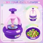 Plunack Flower Bouquets Toys for Kids Age 4-8, Flower Press Kit DIY Flowers Making Craft Kit for 4 5 6 7 Year Old Girls Floral Arts & Crafts Toys Educational Handmade Activity Set, Gift for Girls 3+ - Image 4