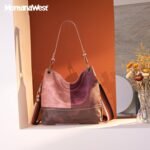 Montana West Hobo Bag for Ladies Shoulder Handbags with Back Pocket | Purses, with Zipper, Purses, with Zipper - Image 4