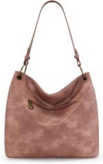 Montana West Hobo Bag for Ladies Shoulder Handbags with Back Pocket | Purses, with Zipper, Purses, with Zipper - Image 5