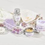 Spa Gifts for Women Valentines Day Mothers Day Gifts Bath Gift Baskets Relaxing Spa Self Care for Mom Her Sister Wife Auntie Home Bath Care Package Thank You Birthday (Purple -Spa for Women) - Image 4
