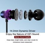 Wired Earbuds With Microphone 3.5mm Jack Earphones for iPhone iPad iPod Chromebook Laptop School,Corded Headphones Noise Cancelling Earbuds for Moto G Galaxy A25 A15 A14 S10 Switch MP3/4 PC Computer - Image 5