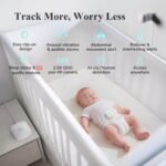 Sense-U Pro Baby Breathing Movement Monitor with 2.5K PTZ Camera: Track Breathing with Gentle Vibration, Sleep Position, Temperature Notifications, 2.5K Video, Background Audio, No Monthly Fee - Image 3