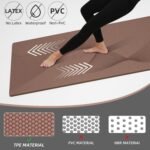 ILILI Yoga Mat, 72x25×0.3 Inch, TPE Exercise Mat, Tear-Resistant, Fitness Yoga Mat with Carrying Strap, Ideal for Yoga, Pilates, Home Workouts, Stretching & All Fitness Routines - Image 4