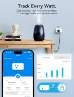 Govee Smart Plug with Energy Monitoring, WiFi Bluetooth Plug Work with Alexa and Google Assistant, 15A Smart Outlets with Timer & Group Controller, No Hub Required, ETL&FCC Certified for Home, 4 Pack - Image 3