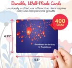 HALD Positive Affirmation Cards with Mindfulness Exercises, Inspirational Tools for Everyone, Motivational Items, Self Care Gifts for Women, Men & the Youth, 60 Transformative Affirmation Cards - Image 7