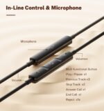 Wired Earbuds USB C for Samsung Galaxy S24 S23 S26 S25 Ultra S22 A55 A56 A16 for iPhone 17 16 Pro Max 15 Plus iPad 10 Pro Earphones Wired in-Ear with Microphone Volume Control Stereo USB C Earbuds - Image 3