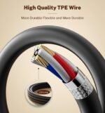 Wired Earbuds USB C for Samsung Galaxy S24 S23 S26 S25 Ultra S22 A55 A56 A16 for iPhone 17 16 Pro Max 15 Plus iPad 10 Pro Earphones Wired in-Ear with Microphone Volume Control Stereo USB C Earbuds - Image 5